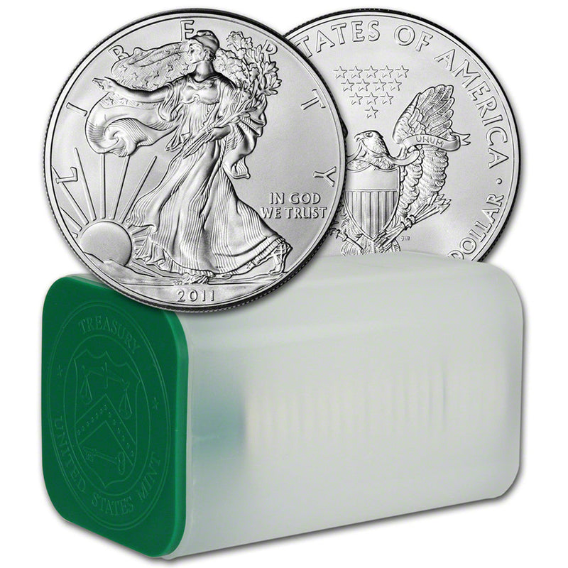 Roll of 20 - 2011 1 oz American Silver Eagle (Lot, Tube of 20)