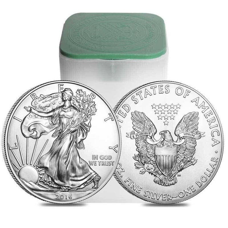 Roll of 20 - 2016 1 oz American Silver Eagle (Lot, Tube of 20)