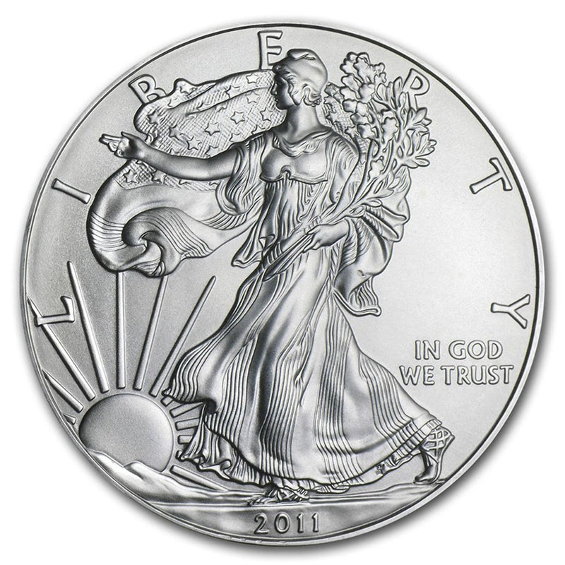 2011 American Silver Eagle .999 Fine Silver Uncirculated Us 2011