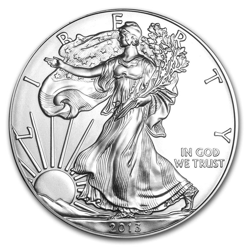 2013 American Silver Eagle .999 Fine Silver Uncirculated Us 2013