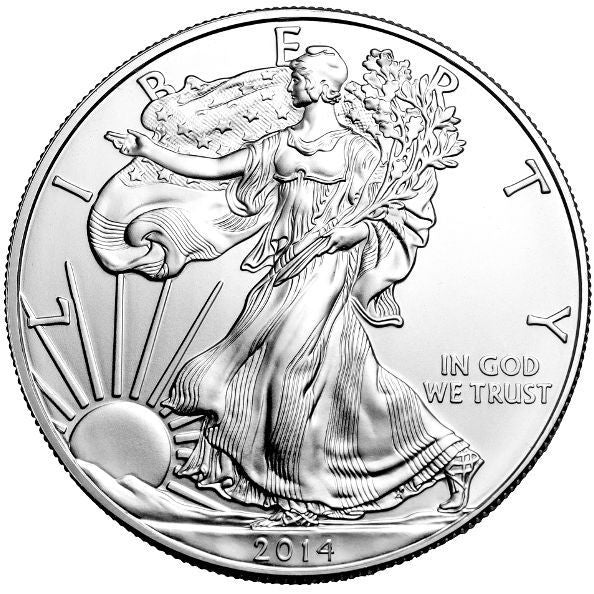 2014 American Silver Eagle .999 Fine Silver Uncirculated Us 2014