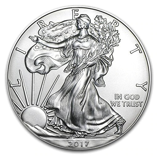 2017 American Silver Eagle .999 Fine Silver Uncirculated Us 2017