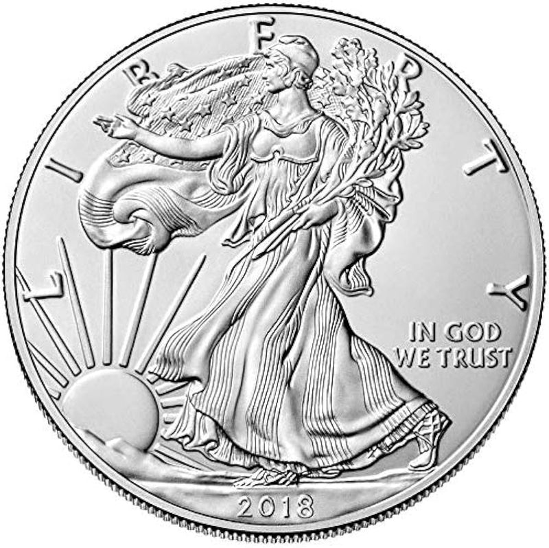 2018 American Silver Eagle .999 Fine Silver Uncirculated Us 2018