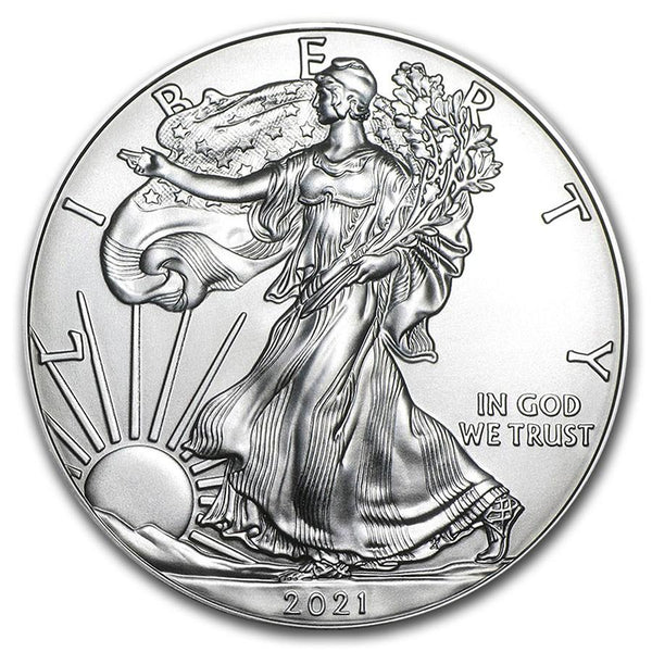 2021 American Silver Eagle .999 Fine Silver Uncirculated Us 2021