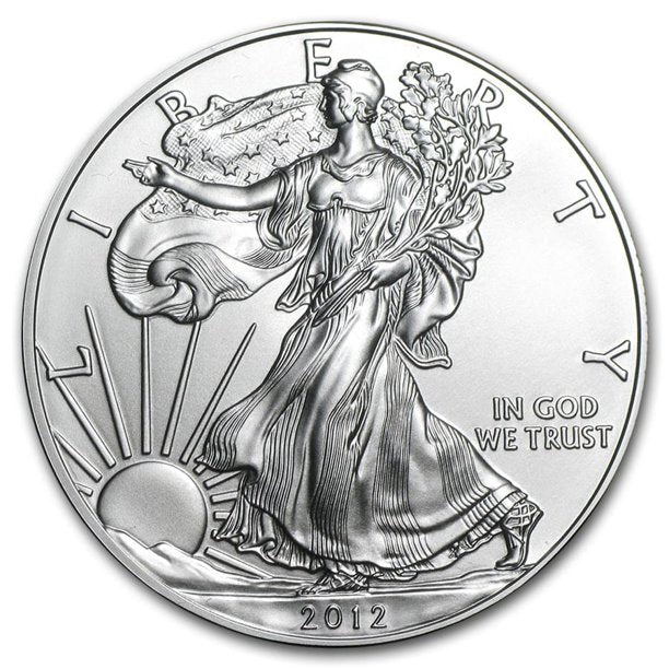 2012 American Silver Eagle .999 Fine Silver Uncirculated Us 2012